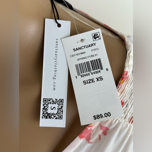 Sanctuary Women's Spring Punch Floral Surplice Long Sleeve Blouse, Size XS - Picture 5 of 11